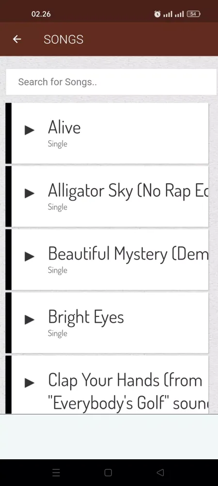 Owl City Lyrics Screenshots