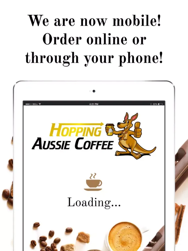 Hopping Aussie Coffee iPad  スクリーンショット