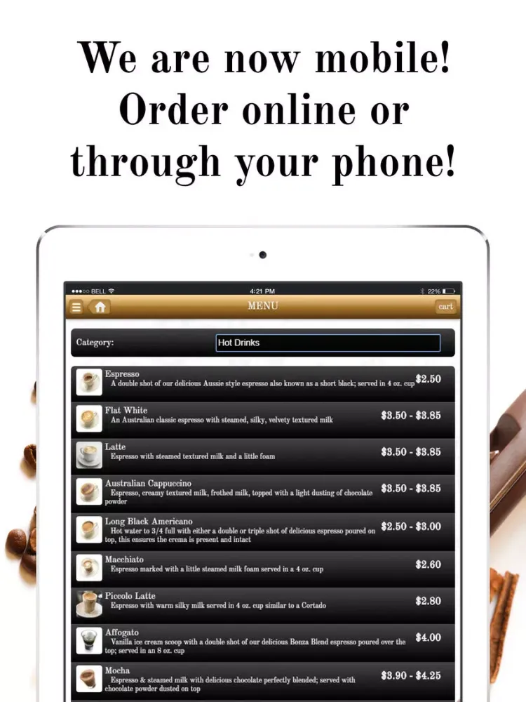 Hopping Aussie Coffee iPad  スクリーンショット
