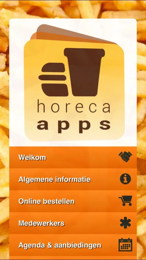 Capturas de tela do Horeca App