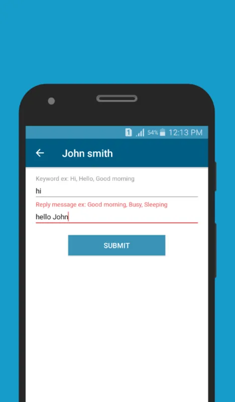 Auto-Reply for facebook Screenshots