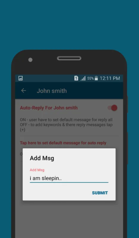 Auto-Reply for facebook Screenshots