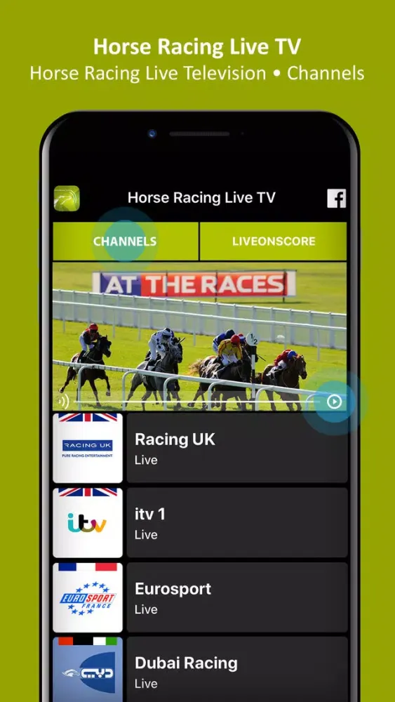 Horse Racing TV Live Streaming Screenshots