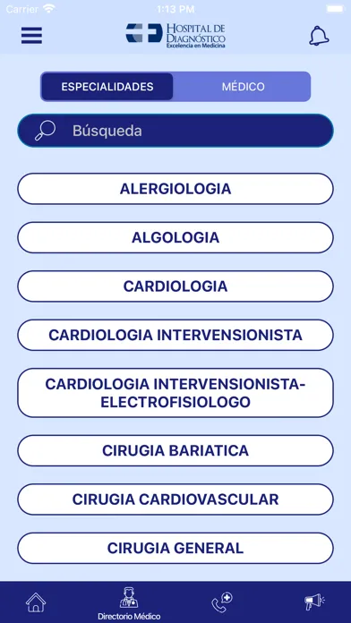 Hospital de Diagnóstico. Screenshots
