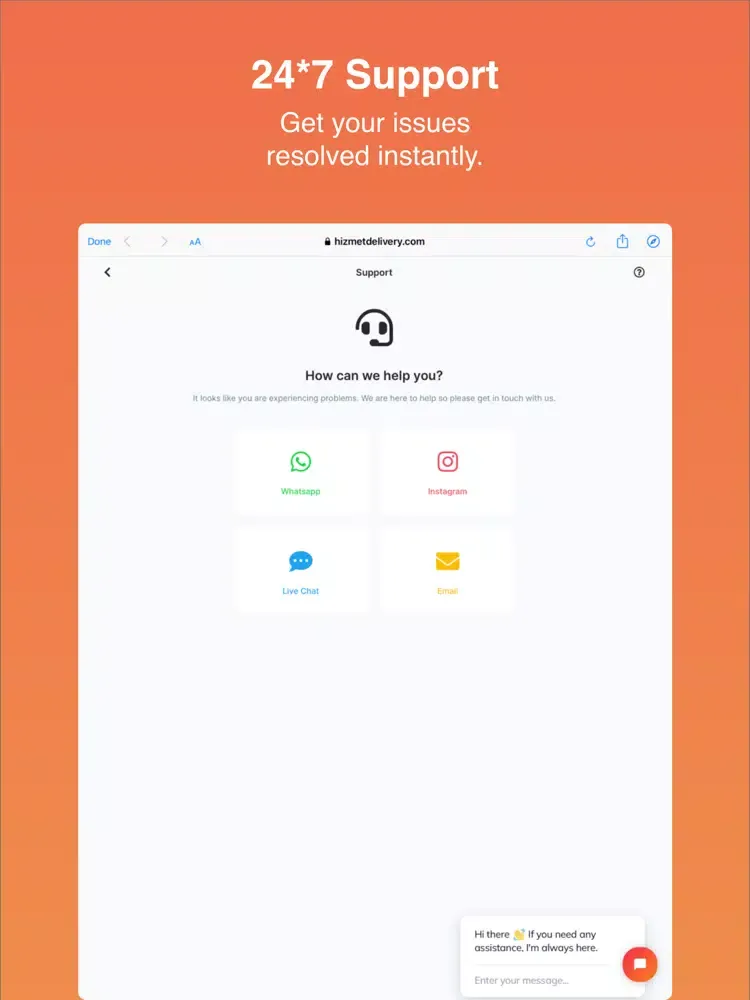 Zrzuty ekranu Hizmet iPad 