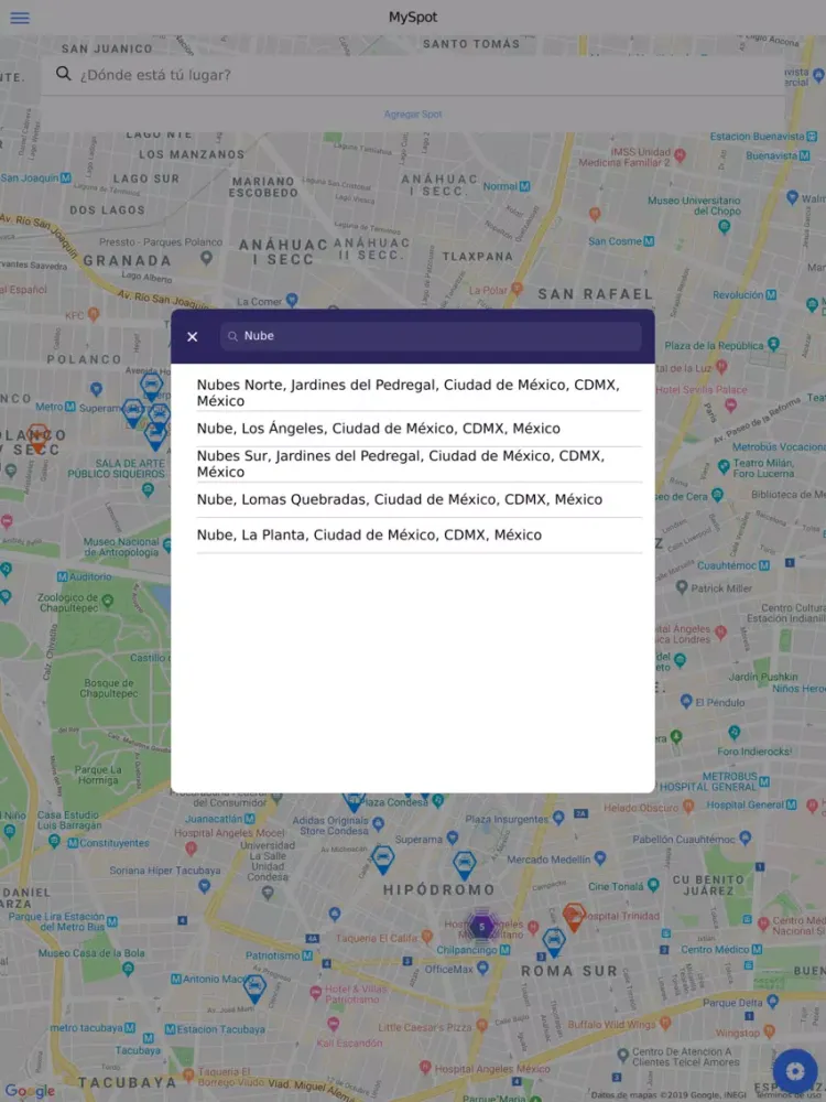 MySpot Anfitrión iPad  スクリーンショット
