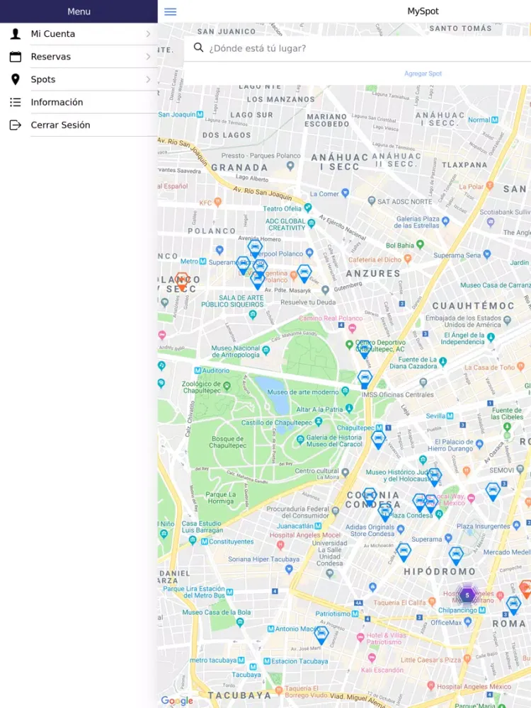 MySpot Anfitrión iPad  スクリーンショット