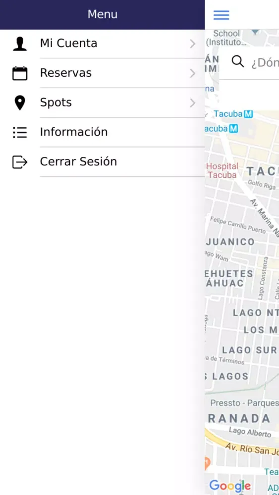 MySpot Anfitrión スクリーンショット