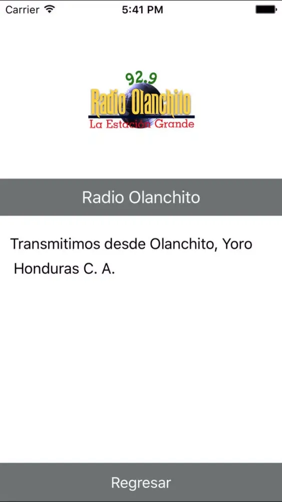 Zrzuty ekranu Radio Olanchito