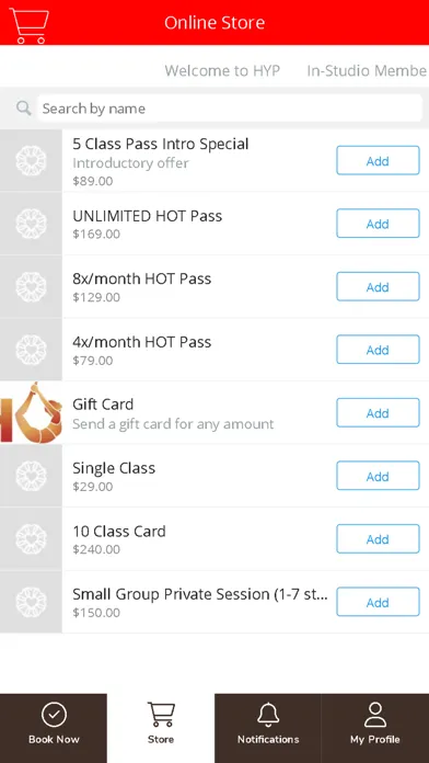 Ảnh chụp màn hình của HOT Yoga & Pilates