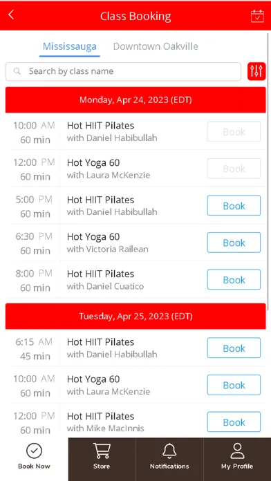 Ảnh chụp màn hình của HOT Yoga & Pilates