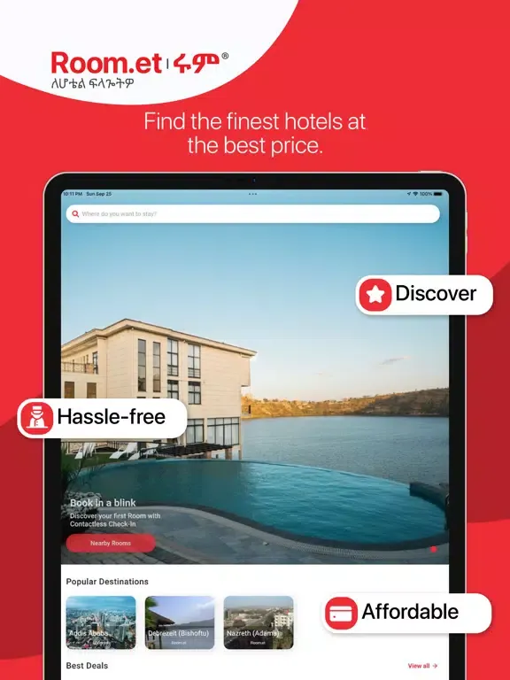 Room.et: Hotels & Guesthouses iPad 應用截圖