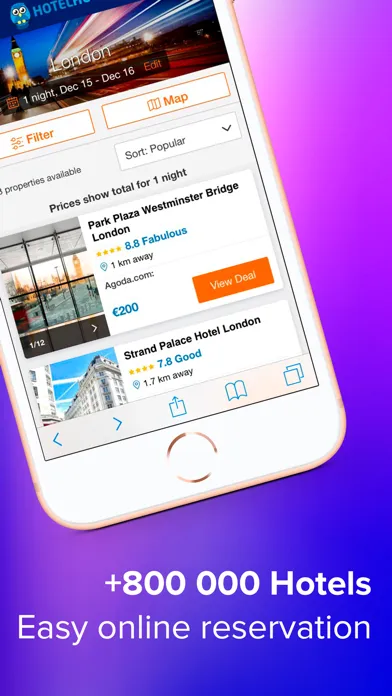 Hotelhunter - hotels nearby स्क्रीनशॉट