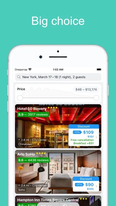 Hotels Worldwide Screenshots