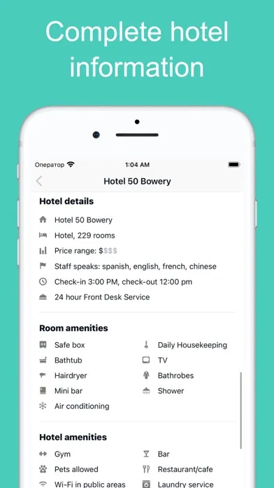Hotels Worldwide Screenshots