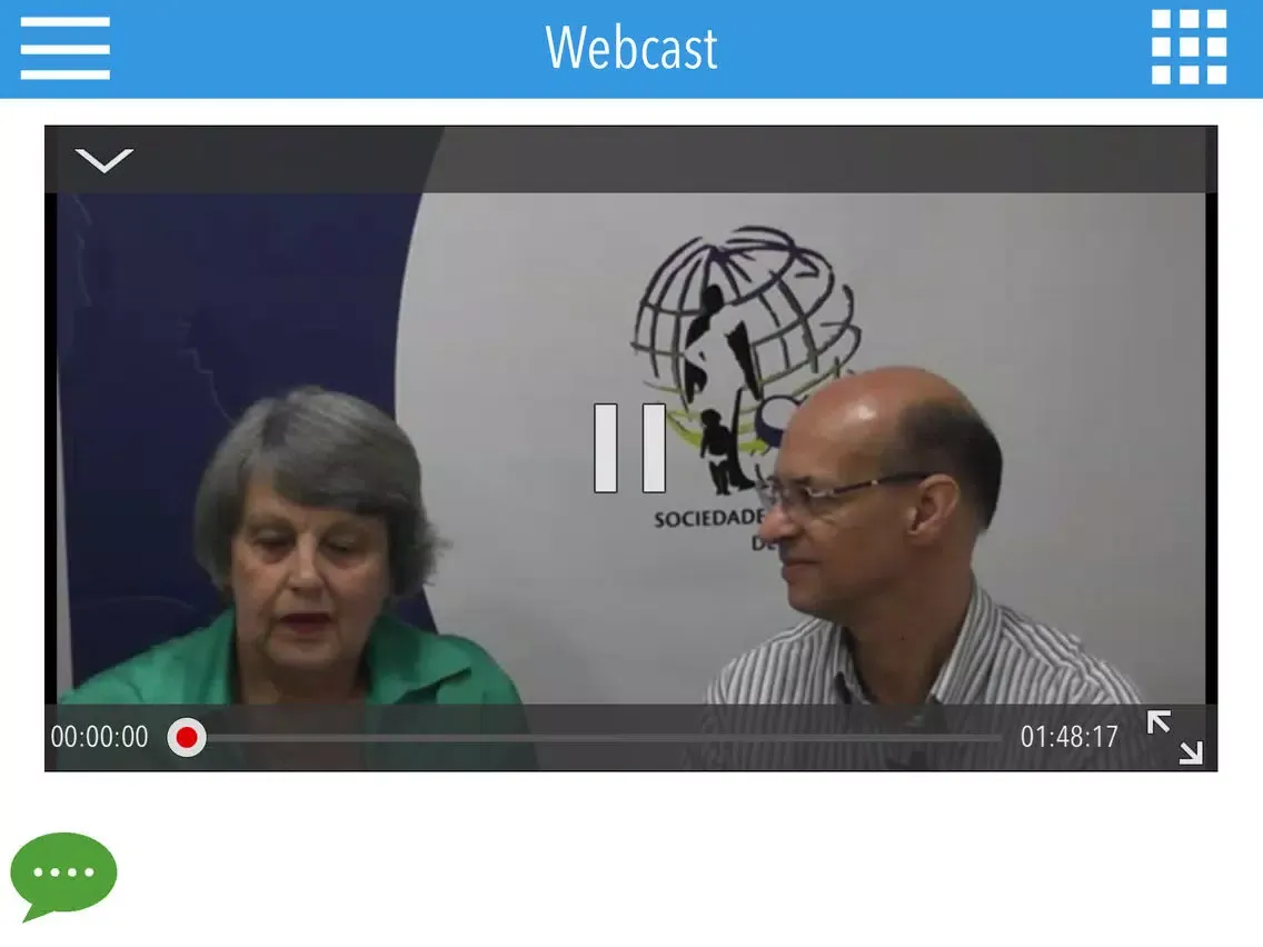Capturas de pantalla de SBP EAD WebCast iPad 