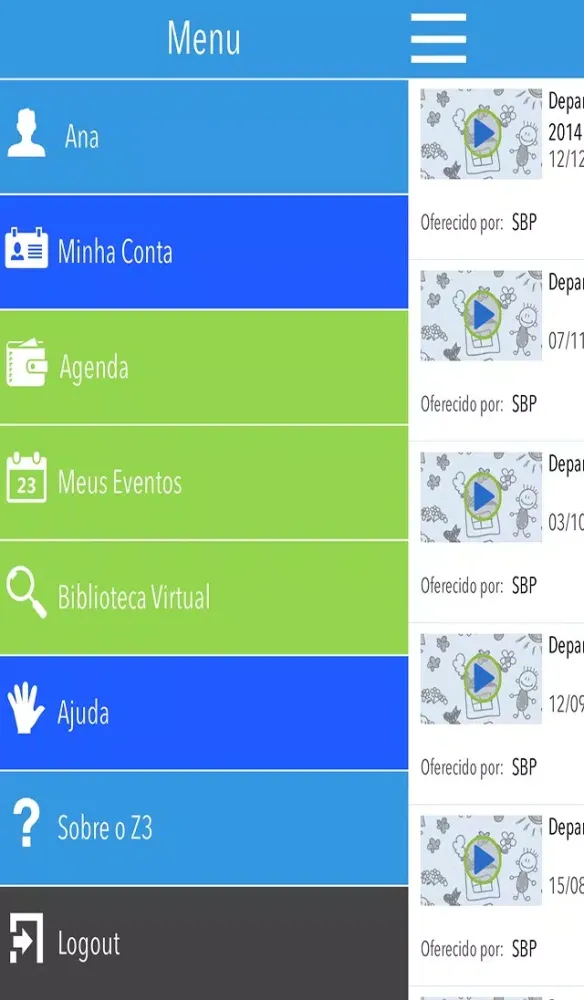 Capturas de pantalla de SBP EAD WebCast