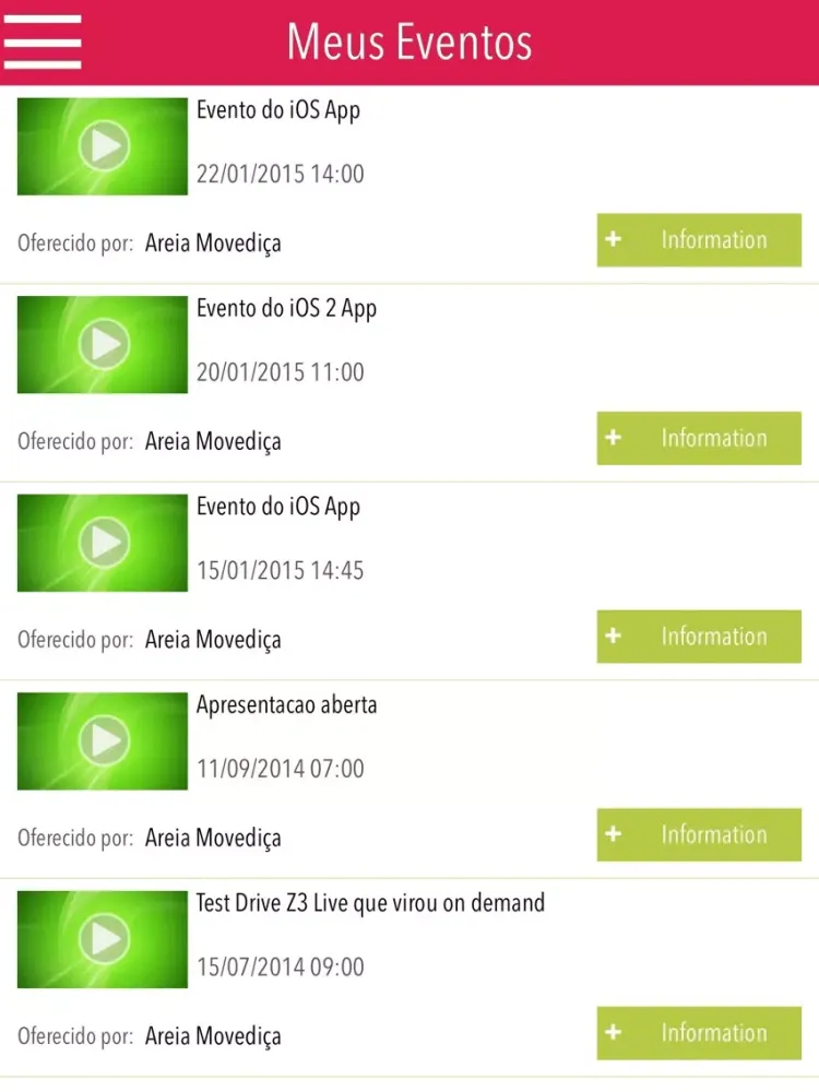 Скриншоты AF Webcast iPad 
