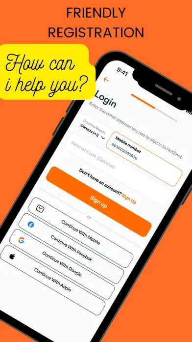 Captures d'écran de HotShot: On-Demand Services
