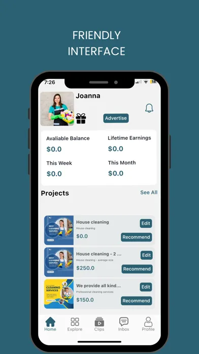 Captures d'écran de HotShot: Job Connection App