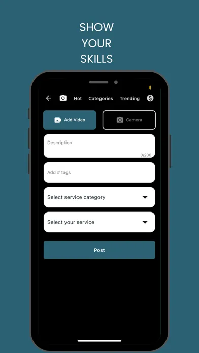 Captures d'écran de HotShot: Job Connection App