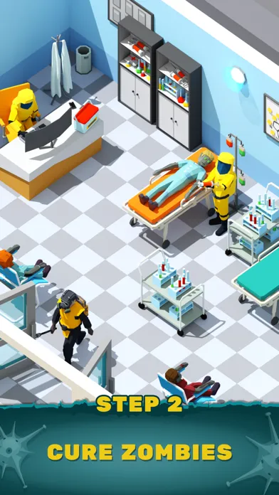 ภาพหน้าจอของ Idle Zombie Hospital Tycoon