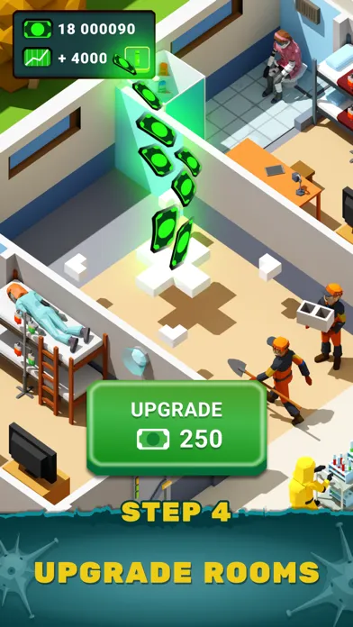 ภาพหน้าจอของ Idle Zombie Hospital Tycoon