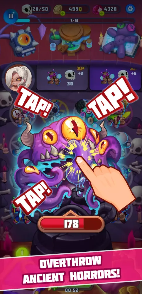 Tangkapan layar Goddess & Magic: Voodoo merge