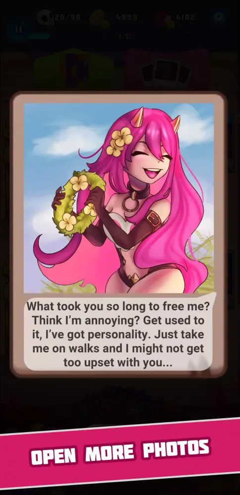 Tangkapan layar Goddess & Magic: Voodoo merge