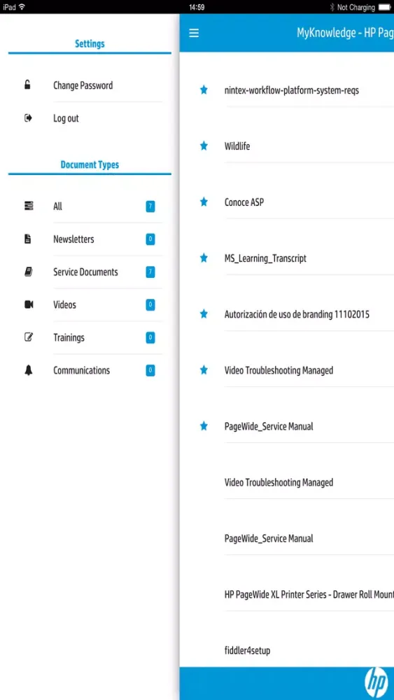 HP LFP MyKnowledge App应用截图