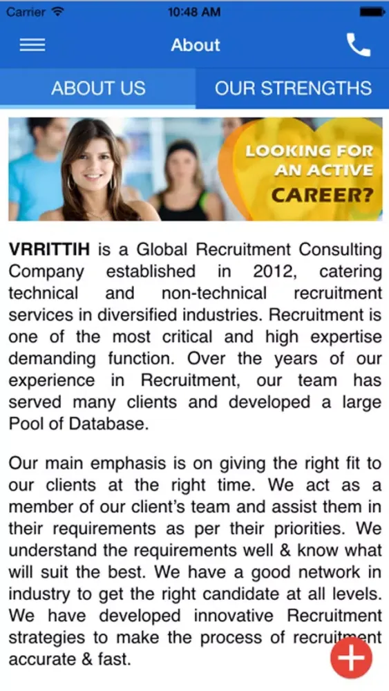 Screenshot di Vrrittih - Job Consultancy