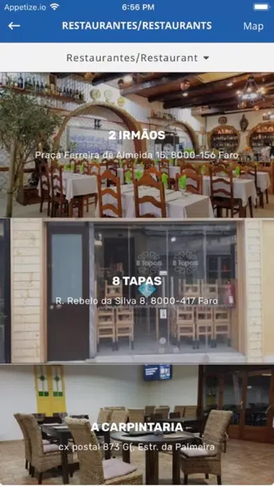 Screenshot di Algarve Wines