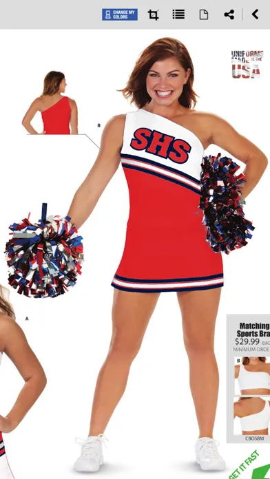 Tangkapan layar Cheerleading Company