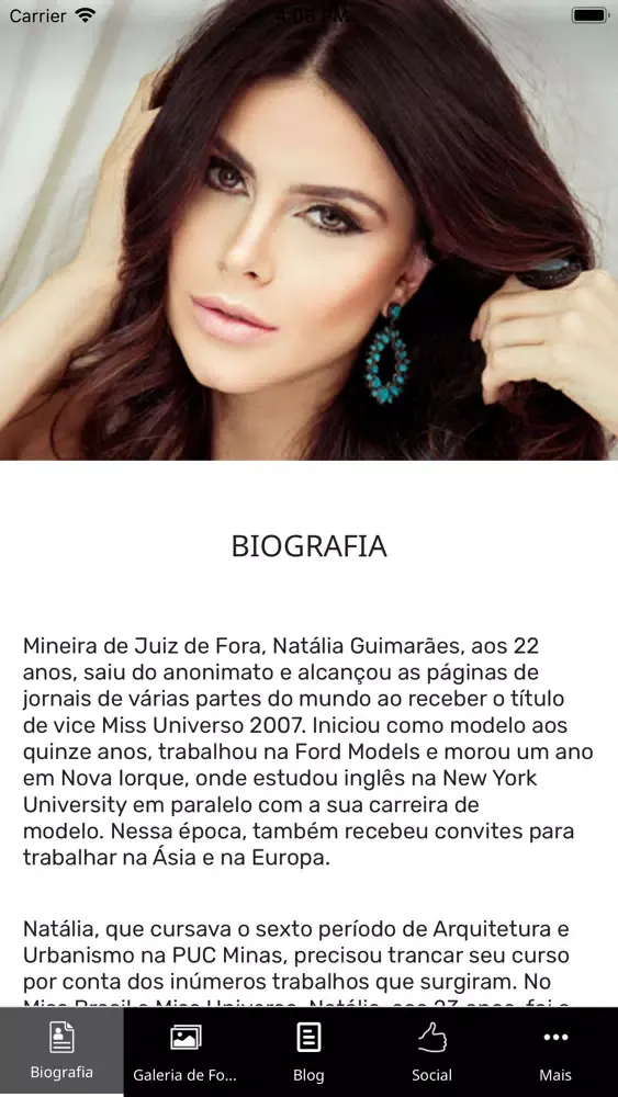 Tangkapan layar Natália Guimarães