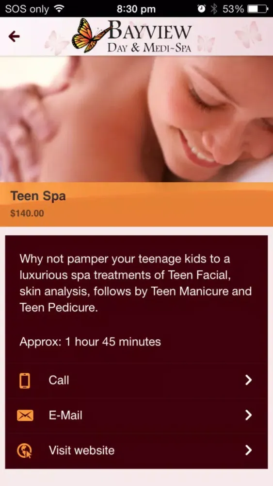 Screenshot di Bayview Day Spa