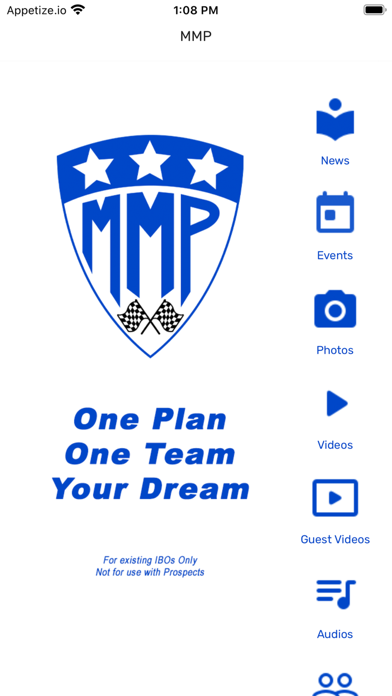 ภาพหน้าจอของ MMP