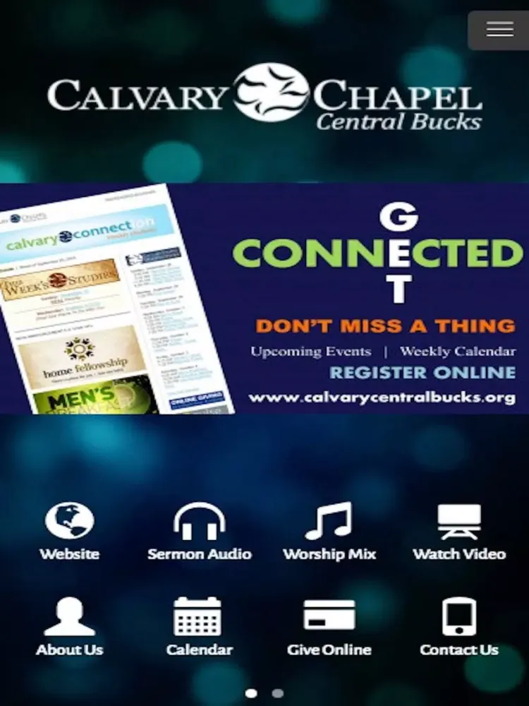 ภาพหน้าจอของ Calvary Chapel Central Bucks iPad 