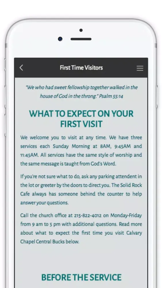ภาพหน้าจอของ Calvary Chapel Central Bucks