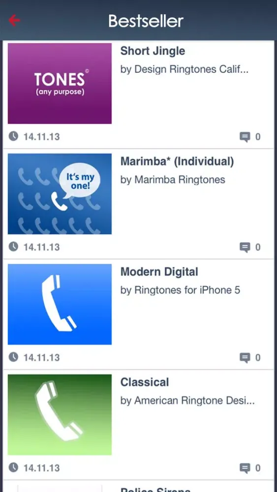 Tangkapan layar Ringtones For iPhone - The #1 Direct Install Ringtones™ App