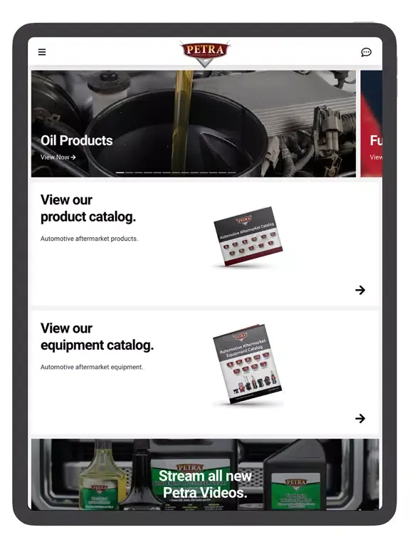 Petra Oil iPad 应用截图