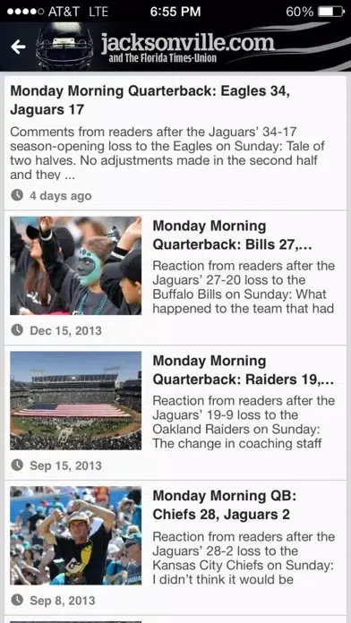 Jacksonville Jaguars - Florida Times-Union スクリーンショット