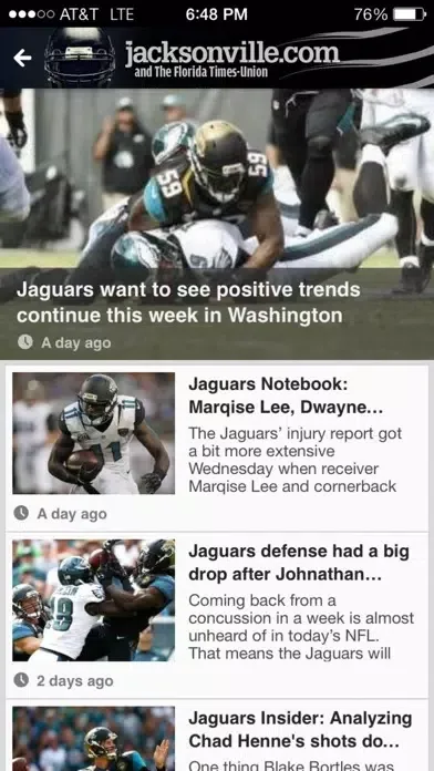 Jacksonville Jaguars - Florida Times-Union スクリーンショット
