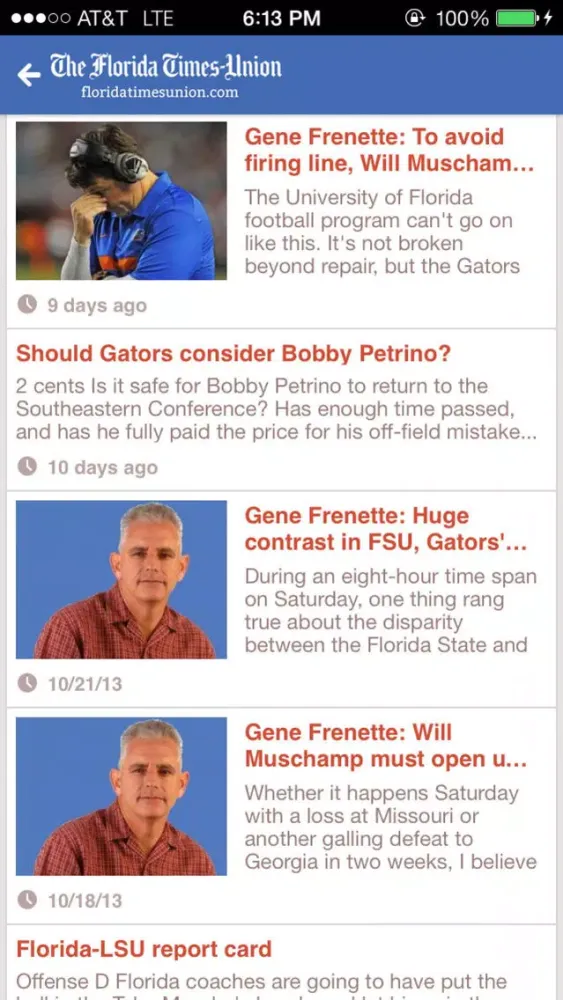 ภาพหน้าจอของ Florida Gators - Florida Times Union