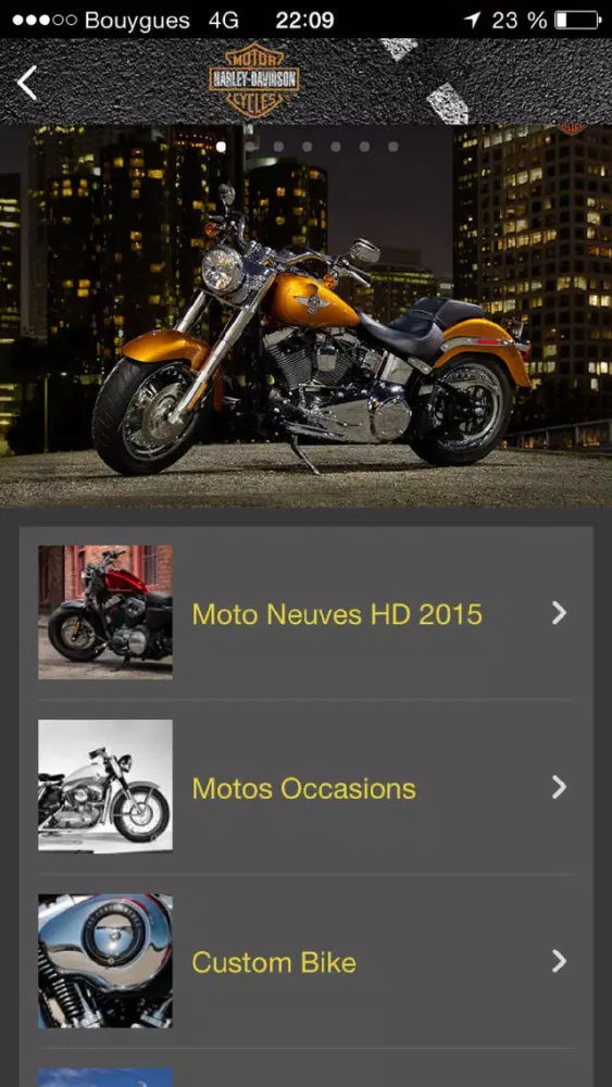 Tangkapan layar Harley Toulon