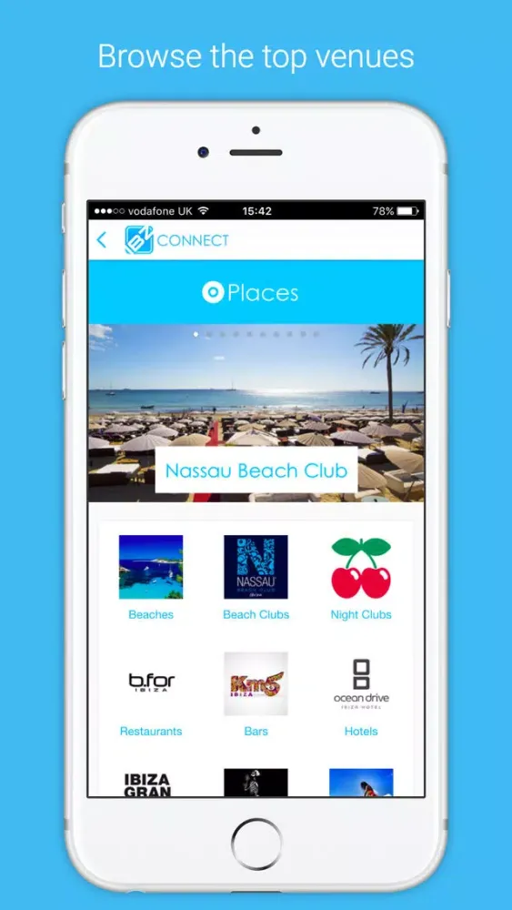 Скриншоты IBZ Connect - Discover people, places & parties in Ibiza