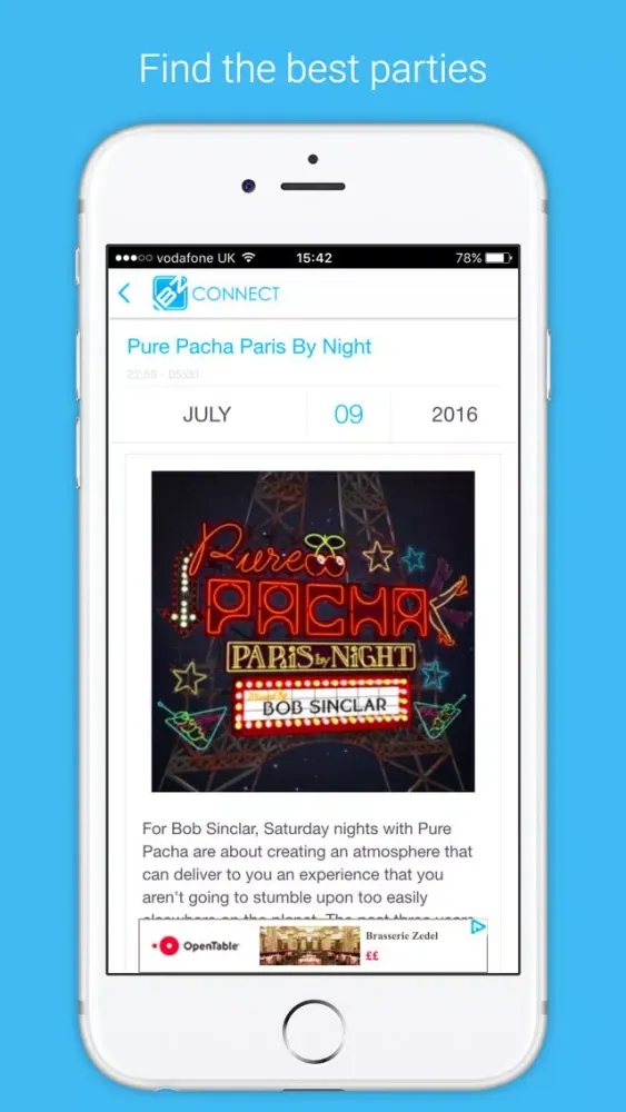 Скриншоты IBZ Connect - Discover people, places & parties in Ibiza