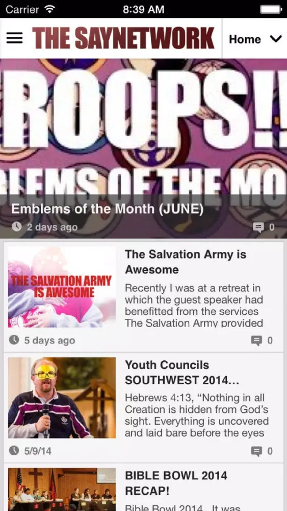 The Saynetwork App 스크린샷
