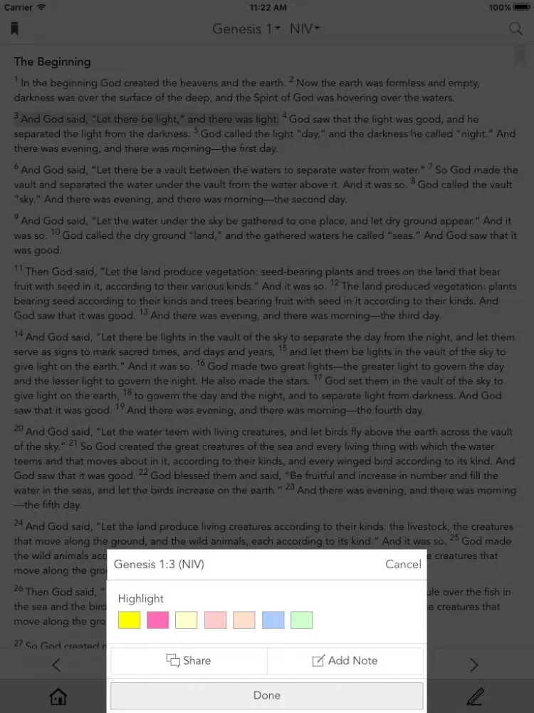 Tangkapan layar New Life Church iPad 