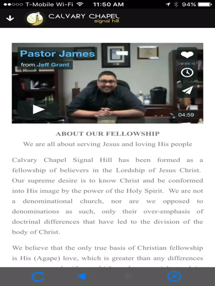 Calvary Chapel Signal Hill iPad  स्क्रीनशॉट