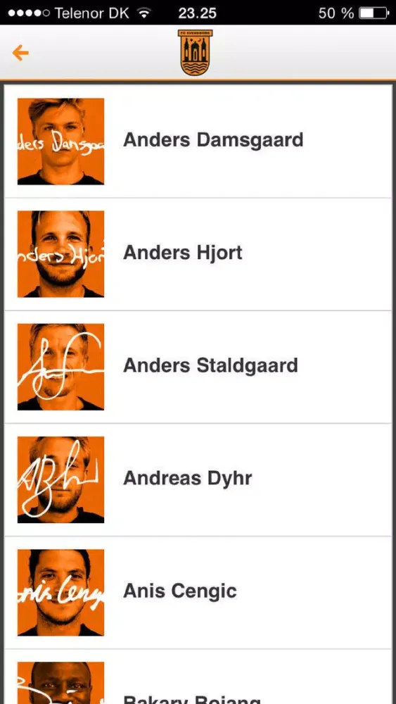 Tangkapan layar FC Svendborg